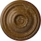 Ekena Millwork Traditional Ceiling Medallion (Fits Canopies up to 4"), 14 3/4"OD x 1 3/4"P, Smokey Topaz Crackle CM14TRSTC - alternate 1